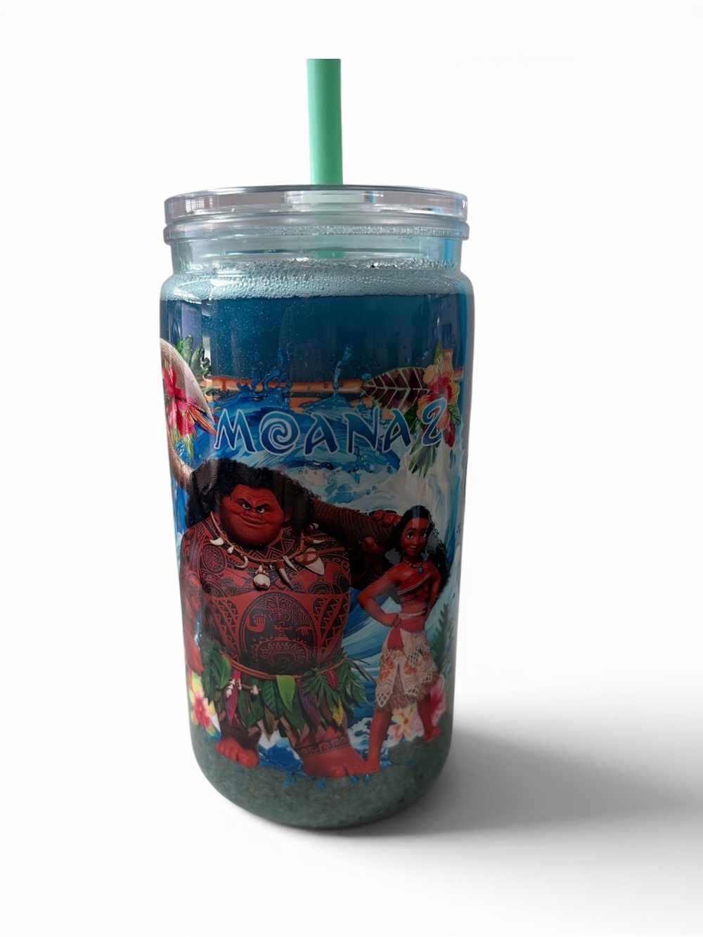 Moana 16 oz Beach Shimmer Acrylic Tumbler Custom Cup